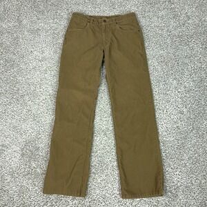 Patagonia Pants Mens 31 Brown Organic Cotton Corduroy 5 Pocket Casual Outdoor